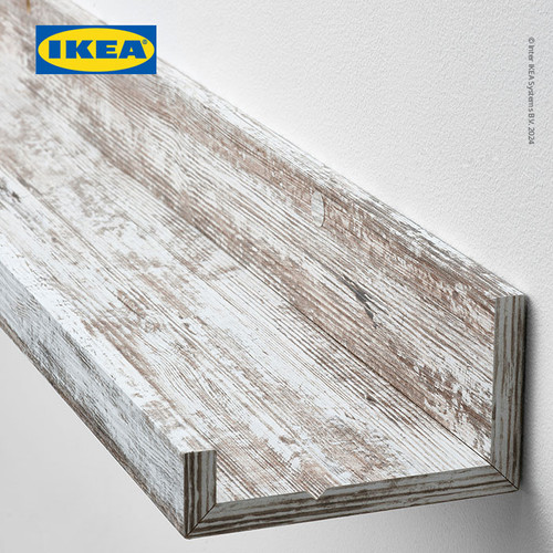 IKEA MOSSLANDA Ambalan Rak Serbaguna Efek Kayu Pinus 55cm