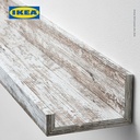 IKEA MOSSLANDA Ambalan Rak Serbaguna Efek Kayu Pinus 55cm