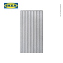 IKEA EILIF Layar Pembatas Berdiri Abu-Abu 80x150cm
