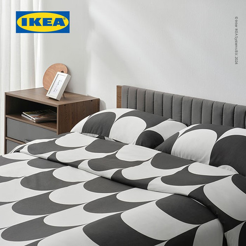 IKEA BRUKSVARA Rangka Tempat Tidur Cokelat 180x200 cm