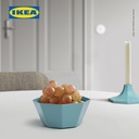 IKEA GOKVALLA Mangkuk Saji Biru 13x13x6cm
