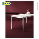 IKEA DANDERYD Meja Makan Minimalis Putih 130x80cm