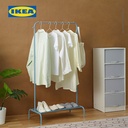 IKEA BRUKSVARA Stand Gantungan Pakaian / Rak Pakaian Biru 78x147 cm