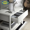 IKEA TONSTAD Meja Samping Sofa Putih Pudar 64x40cm