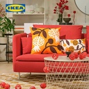IKEA FOSSTA Bantal Kursi Motif Delima/Orange 30x58cm