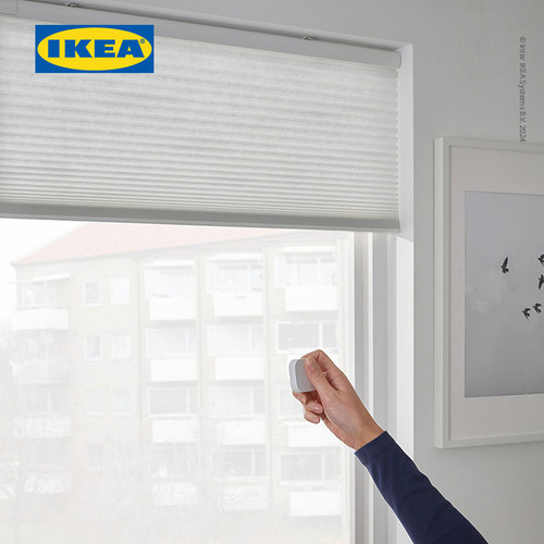 IKEA PRAKTLYSING Tirai Gulung Anti Tembus Cahaya Dengan Remote 140x195cm