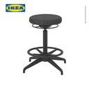 IKEA TROTTEN/LIDKULLEN Set Meja 80x80cm Dan Kursi Minimalis Serbaguna.