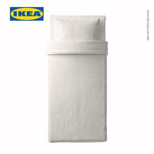 IKEA NATTJASMIN Sarung Duvet 150x200cm dan 1 Sarung Bantal 50x80cm