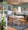 IKEA RONNINGE Meja Makan Dapat Dipanjangkan 155/210x90x75cm