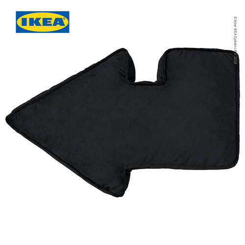 IKEA DYKAND Bantal Kursi Anak Panah Hitam
