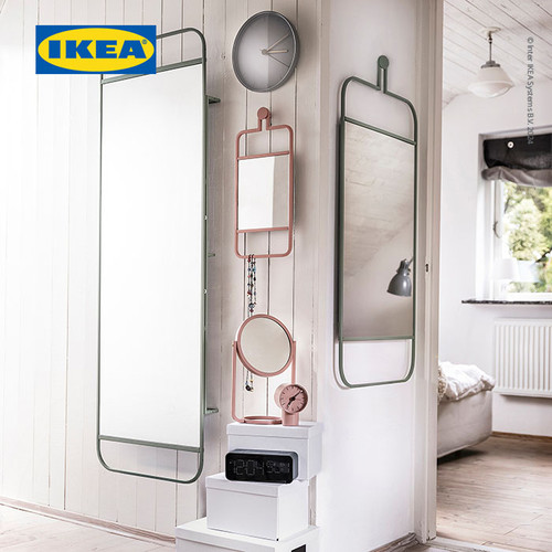 IKEA BONDTOLVAN Jam Beker / Jam Meja Digital Minimalis 20x8cm