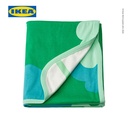 IKEA GRONFINK  Selimut Kecil Hijau/Motif Pohon 80x100cm
