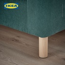 IKEA PARUP Sofa 2 Dudukan Minimalis Krem Abu-Abu Toska