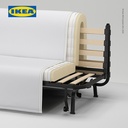 IKEA LYCKSELE LOVAS Sofa Bed 2 Dudukan Vansbro Abu-Abu Tua