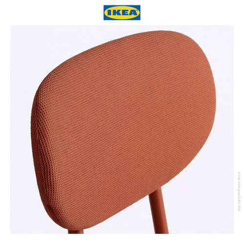 IKEA OSTANO Kursi Minimalis REMMARN Merah-Cokelat