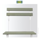 IKEA TARNO Kursi Luar Ruangan Dapat Dilipat Putih/Hijau