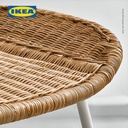 IKEA FRYKSAS Bangku Kaki Minimalis Bahan Rotan