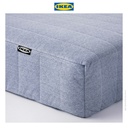 IKEA VADSO Kasur Pegas Tipe Ekstra Keras Biru Muda 140x200cm