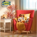 IKEA FOSSTA Bantal Kursi Motif Delima/Orange 30x58cm