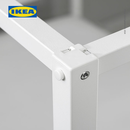 IKEA VITARNA Rangka Tempat Tidur 140x200cm Dengan Papan Pegboard