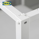IKEA VITARNA Rangka Tempat Tidur 140x200cm Dengan Papan Pegboard