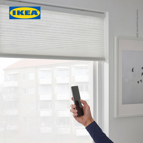IKEA PRAKTLYSING Tirai Gulung Anti Tembus Cahaya Dengan Remote 140x195cm