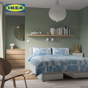 IKEA BRUKSVARA Rangka Tempat Tidur Dengan 3 Kotak Penyimpanan Putih 180x200cm