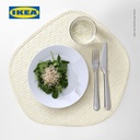 IKEA PADDFISK Alas Piring Alami Bahan Daun Palem 37x35cm
