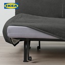 IKEA LYCKSELE LOVAS Sofa Bed 2 Dudukan Vansbro Abu-Abu Tua