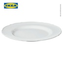 IKEA UPPLAGA Piring Kecil Putih 22cm