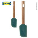 IKEA BACKRODING Spatula Serbaguna Bahan Karet/Kayu Set Isi 2pcs
