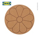 IKEA SVARTVIDE Alas Piring Untuk Meja Makan Gabus/Berpola 35cm
