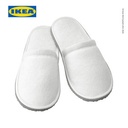 IKEA TASJON Sandal Rumah Slip Nyaman Putih Ukuran S/M