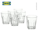 IKEA POKAL Gelas Kaca Bening 27cl Isi 6pcs