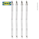 IKEA JULKAKTUS Pengikat Elastis Untuk Sprei Serbaguna Isi 4pcs