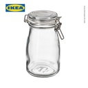 IKEA KORKEN Stoples Kaca Bentuk Botol Dengan Tutup 0.4L