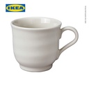 IKEA SANDSKADDA Mug / Gelas Minum Abu-Abu Muda/Krem 27cl