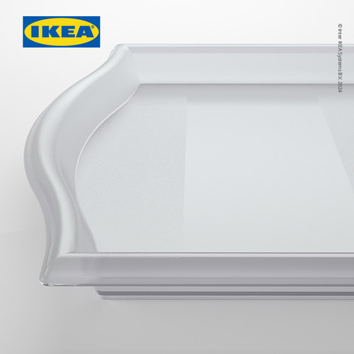 IKEA SMULA Nampan Baki Transparan 52x35cm
