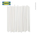 IKEA FORNYANDE Sedotan Minuman Kertas/Putih Isi 100pcs