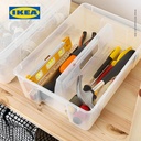 IKEA SAMLA Sisipan Kotak Dengan Kompartemen 37x25x12 11/22L