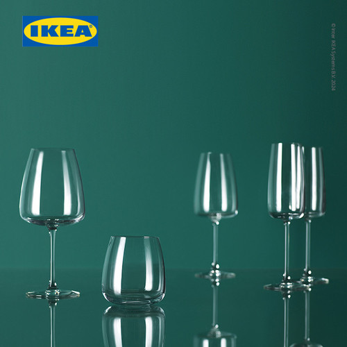 IKEA DYRGRIP Gelas Anggur Kaca Bening 58cl