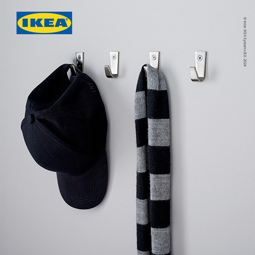 IKEA BLECKA Pengait Hook Dinding 5cm Isi 4pcs