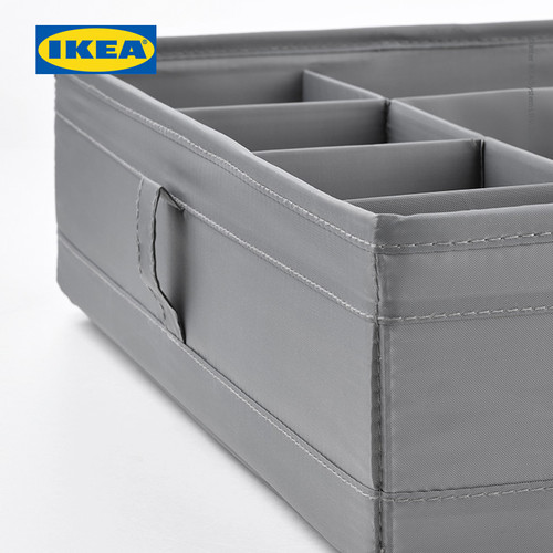 IKEA SKUBB Kotak Penyimpanan Dengan Kompartemen 44x34x11cm