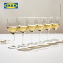 IKEA SVALKA Gelas Anggur Kaca Bening 30cl Isi 6pcs
