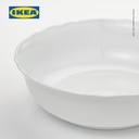 IKEA UPPLAGA Mangkuk Saji Putih 26cm