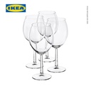 IKEA SVALKA Gelas Anggur 60cl Bahan Kaca Isi 4pcs