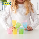 IKEA DUKTIG Gelas Anak Aneka Warna Set Isi 8pcs