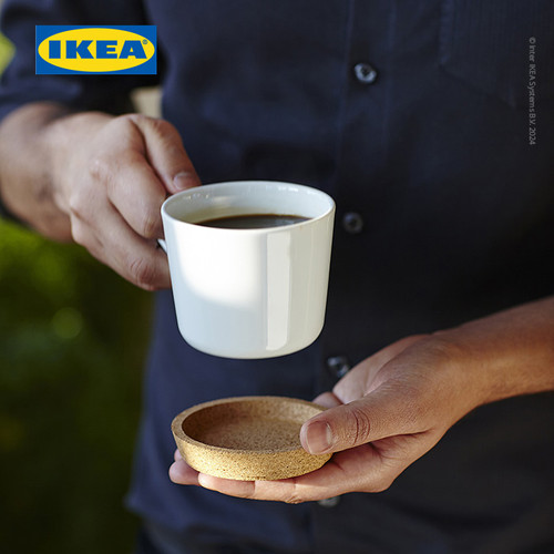 IKEA 365+ Tatakan Gelas Gabus 10cm Isi 2pcs