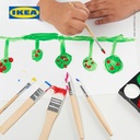 IKEA MALA Kuas Cat Set Isi 6pcs