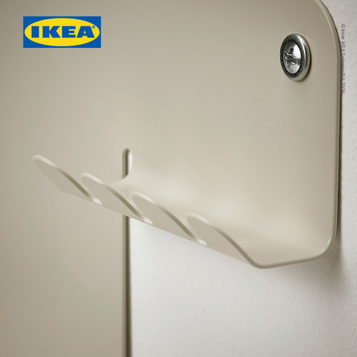 IKEA HAVREKROSS Rak Dinding Dengan Gantungan Serbaguna 23x13cm